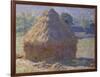 Haystack, Late Summer, c.1891-Claude Monet-Framed Giclee Print