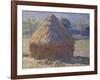 Haystack, Late Summer, c.1891-Claude Monet-Framed Giclee Print