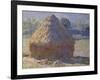 Haystack, Late Summer, c.1891-Claude Monet-Framed Giclee Print