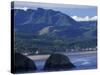 Haystack Rock at Cannon Beach, Oregon, USA-William Sutton-Stretched Canvas