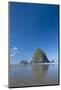 Haystack Rock at Low Tide on a Summer Morning, Cannon Beach, Oregon-Greg Probst-Mounted Photographic Print