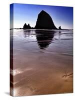 Haystack Rock at Noon-Jody Miller-Stretched Canvas