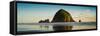 Haystack Rock Cannon Beach OR-Steve Gadomski-Framed Stretched Canvas