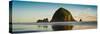 Haystack Rock Cannon Beach OR-Steve Gadomski-Stretched Canvas