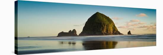 Haystack Rock Cannon Beach OR-Steve Gadomski-Stretched Canvas