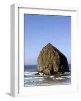 Haystack Rock, Cannon Beach, Oregon, United States of America, North America-DeFreitas Michael-Framed Photographic Print