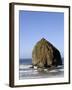 Haystack Rock, Cannon Beach, Oregon, United States of America, North America-DeFreitas Michael-Framed Photographic Print