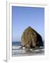 Haystack Rock, Cannon Beach, Oregon, United States of America, North America-DeFreitas Michael-Framed Photographic Print