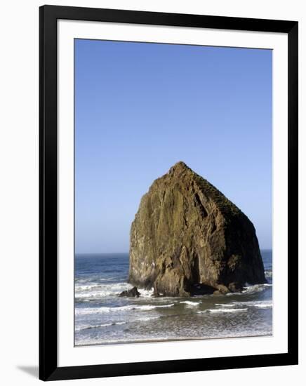 Haystack Rock, Cannon Beach, Oregon, United States of America, North America-DeFreitas Michael-Framed Photographic Print