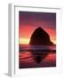 Haystack Rock, Cannon Beach, Oregon, USA-Adam Jones-Framed Photographic Print