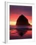 Haystack Rock, Cannon Beach, Oregon, USA-Adam Jones-Framed Photographic Print