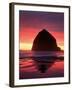 Haystack Rock, Cannon Beach, Oregon, USA-Adam Jones-Framed Photographic Print