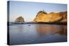 Haystack Rock, Cape Kiwanda, Oregon, USA-Jamie & Judy Wild-Stretched Canvas