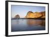 Haystack Rock, Cape Kiwanda, Oregon, USA-Jamie & Judy Wild-Framed Photographic Print