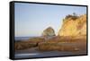 Haystack Rock, Cape Kiwanda, Oregon, USA-Jamie & Judy Wild-Framed Stretched Canvas