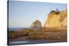 Haystack Rock, Cape Kiwanda, Oregon, USA-Jamie & Judy Wild-Stretched Canvas