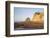 Haystack Rock, Cape Kiwanda, Oregon, USA-Jamie & Judy Wild-Framed Photographic Print