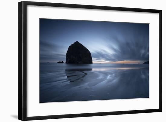 Haystack Rock Dawn-Moises Levy-Framed Giclee Print