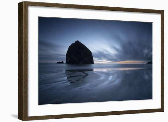 Haystack Rock Dawn-Moises Levy-Framed Giclee Print