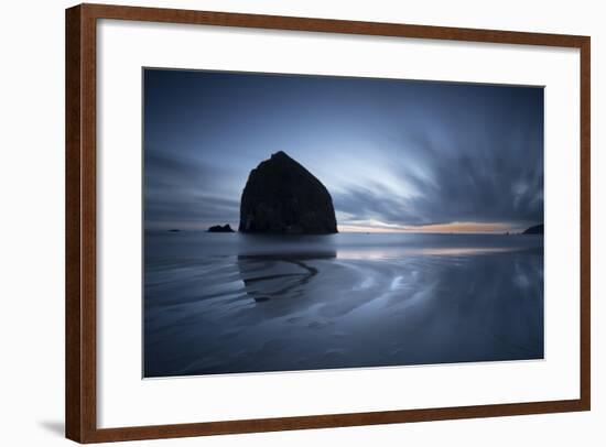 Haystack Rock Dawn-Moises Levy-Framed Giclee Print