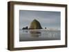 Haystack Rock on Cannon Beach, Oregon-Greg Probst-Framed Photographic Print