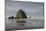Haystack Rock on Cannon Beach, Oregon-Greg Probst-Mounted Photographic Print
