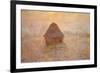 Haystack, Sun on the Mist (Meule, Soleil dans la Brume)-Claude Monet-Framed Giclee Print