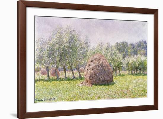 Haystack-Claude Monet-Framed Giclee Print