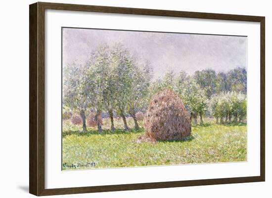 Haystack-Claude Monet-Framed Giclee Print