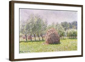 Haystack-Claude Monet-Framed Giclee Print