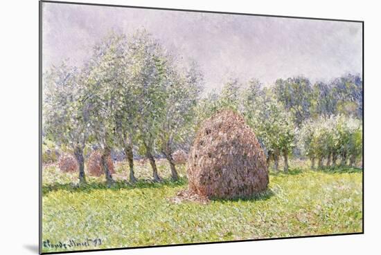 Haystack-Claude Monet-Mounted Giclee Print