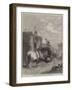 Haystacking-W.h. Hopkins-Framed Giclee Print