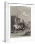 Haystacking-W.h. Hopkins-Framed Giclee Print