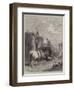 Haystacking-W.h. Hopkins-Framed Giclee Print