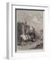 Haystacking-W.h. Hopkins-Framed Giclee Print