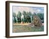 Haystacks, 1885-Claude Monet-Framed Giclee Print