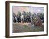 Haystacks, 1885-Claude Monet-Framed Giclee Print