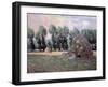 Haystacks, 1885-Claude Monet-Framed Giclee Print