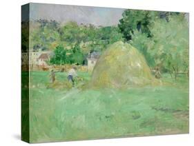 Haystacks at Bougival, 1883-Berthe Morisot-Stretched Canvas