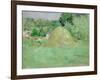 Haystacks at Bougival, 1883-Berthe Morisot-Framed Giclee Print