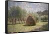 Haystacks at Giverny, 1893-Claude Monet-Framed Stretched Canvas