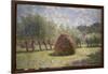 Haystacks at Giverny, 1893-Claude Monet-Framed Giclee Print