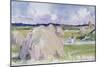 Haystacks at Iona-Francis Campbell Boileau Cadell-Mounted Giclee Print