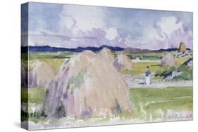 Haystacks at Iona-Francis Campbell Boileau Cadell-Stretched Canvas