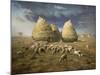 Haystacks; Autumn 1874-Jean-François Millet-Mounted Art Print