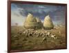 Haystacks; Autumn 1874-Jean-François Millet-Framed Art Print