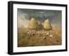 Haystacks: Autumn, c.1874-Jean-Francois Millet-Framed Giclee Print