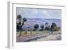 Haystacks by the Sea; Meules Au Bord De La Mer, 1914-Maximilien Luce-Framed Giclee Print