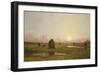 Haystacks, C.1876-88-Martin Johnson Heade-Framed Giclee Print