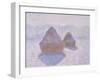 Haystacks (Effect of Snow and Sun), 1891-Claude Monet-Framed Premium Giclee Print